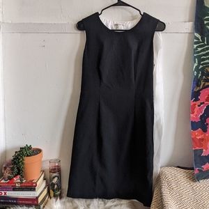 Paule Ka Dramatic Black & White Cape Dress